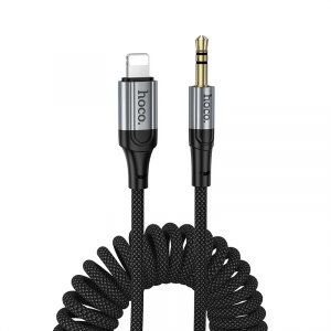 Cablu Audio Lightning - 3.5mm HOCO UPA33A, 1.5m, Negru 