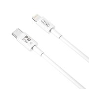 Cablu Date si Incarcare USB-C - Lightning XO Design NB-Q189A, 20W, 1m, Alb 