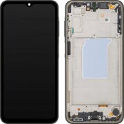 Display cu Touchscreen MP compatibil cu Samsung Galaxy A26 A266, cu Rama, Negru 