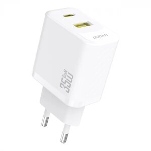 Incarcator Retea Dudao A27 Max, 35W, 1 x USB-A - 1 x USB-C, Alb 
