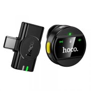 Lavaliera HOCO L21, USB-C, Neagra 