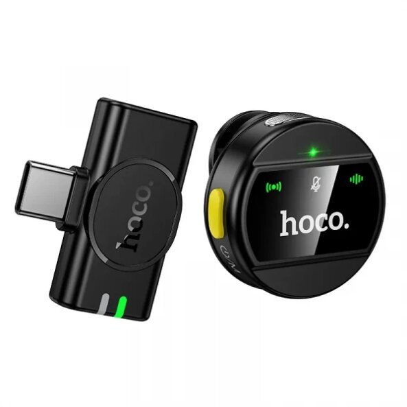 Lavaliera HOCO L21, USB-C, Neagra 