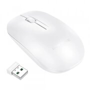 Mouse Wireless Borofone BG14 Planet, 1000DPI, Alb