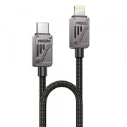 Cablu Date si Incarcare USB-C - Lightning Yesido CA195, 27W, 1.2m, Negru