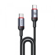 Cablu Date si Incarcare USB-C - USB-C Yesido CA181, 60W, 1.2m, Negru