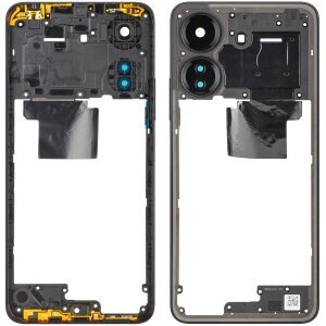 Carcasa Mijloc Xiaomi Redmi 13C, Neagra (Midnight Black), Service Pack 560005C3UA00 