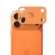 Folie de protectie Camera Spate  Techsuit  pentru Apple iPhone 17 Pro Max, Sticla Securizata, Portocalie
