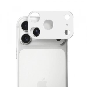 Folie de protectie Camera Spate  Techsuit  pentru Apple iPhone 17 Pro, Sticla Securizata, Argintie
