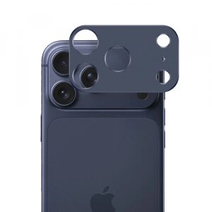 Folie de protectie Camera Spate  Techsuit  pentru Apple iPhone 17 Pro, Sticla Securizata, Bleumarin