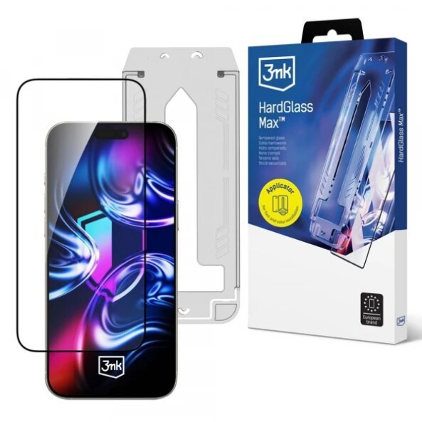 Folie de protectie Ecran 3MK HardGlass Max pentru Samsung Galaxy S25 S931 / S24 S921, Sticla Securizata, Full Glue, Neagra