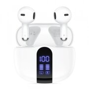 Handsfree Bluetooth Tech-Protect Ultraboost Core G2, TWS, Alb 