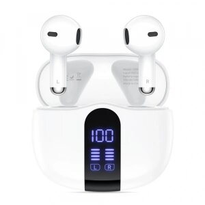 Handsfree Bluetooth Tech-Protect Ultraboost Core G2, TWS, Alb 