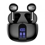 Handsfree Bluetooth Tech-Protect Ultraboost Core G2, TWS, Negru 