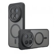 Husa MagSafe pentru Honor Magic8 Pro, Techsuit, PureFrost, Neagra Satinata