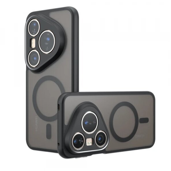 Husa MagSafe pentru Huawei Pura 80 Ultra, Techsuit, PureFrost, Neagra Satinata