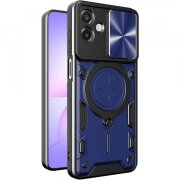 Husa pentru Samsung Galaxy A07 4G A075, Techsuit, CamGuard Pro, Albastra