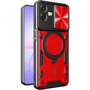 Husa pentru Samsung Galaxy A07 4G A075, Techsuit, CamGuard Pro, Rosie