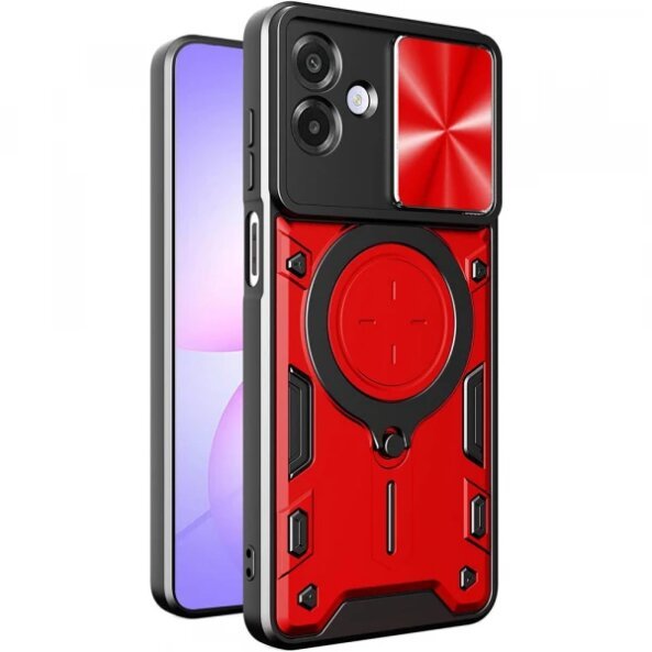 Husa pentru Samsung Galaxy A07 4G A075, Techsuit, CamGuard Pro, Rosie