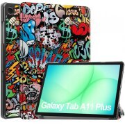 Husa pentru Samsung Galaxy Tab A11+ / Tab A9+, Techsuit, FoldPro Urban Vibe, Multicolor
