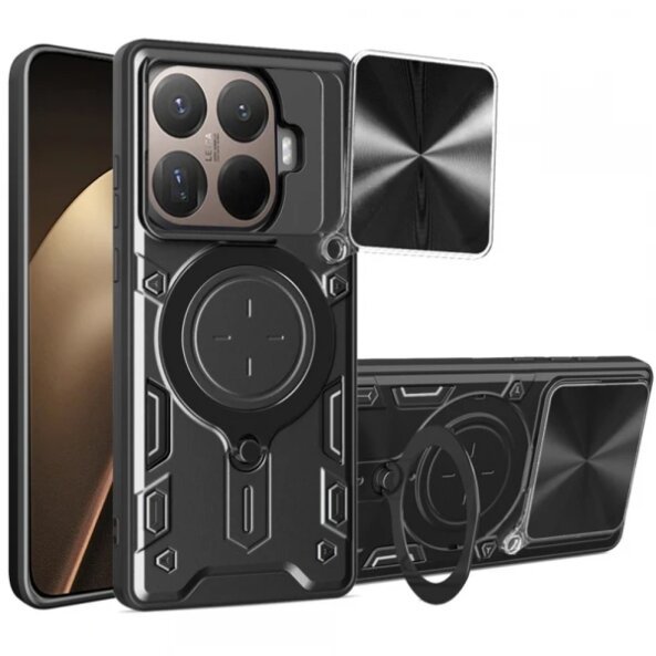 Husa pentru Xiaomi 15T Pro, Techsuit, CamGuard Pro, Neagra