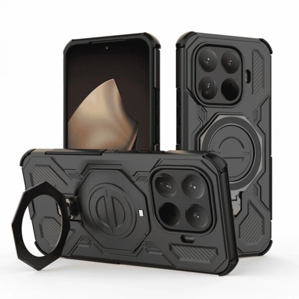 Husa pentru Xiaomi 15T Pro, Techsuit, Carbon Shield Pro, Neagra