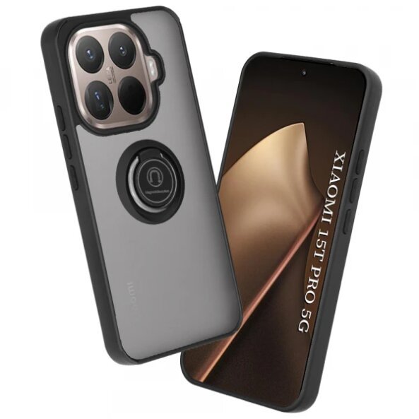 Husa pentru Xiaomi 15T Pro, Techsuit, Glinth, Neagra