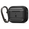 Husa Spigen Rugged Armor pentru Apple AirPods Pro 3, Neagra Mata