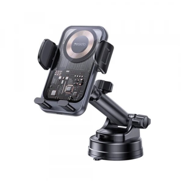 Incarcator Auto Wireless Yesido C307, 15W, 1.67A, Negru