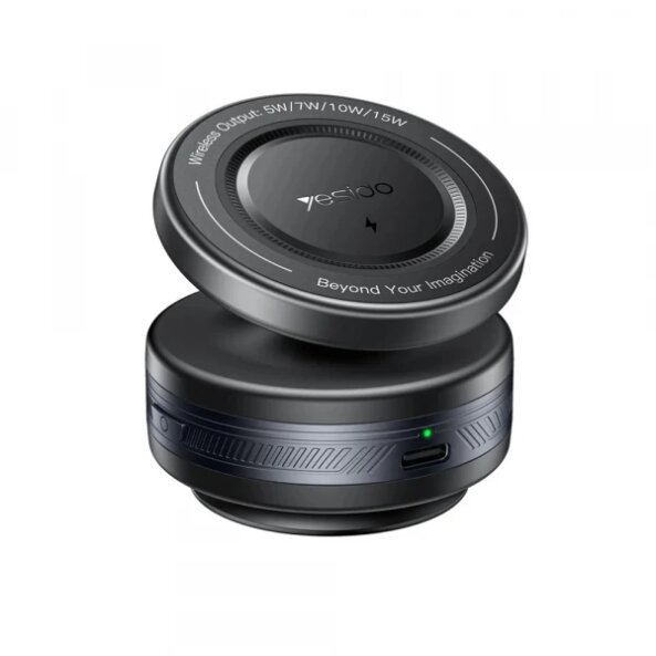 Incarcator Auto Wireless Yesido C310, 15W, 1.67A, Negru