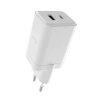 Incarcator Retea Allity. ATC-01-45WCC Fast, 45W, 3A, 1 x USB-A - 1 x USB-C, Alb