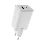 Incarcator Retea Allity. ATC-01-45WCC Fast, 45W, 3A, 1 x USB-A - 1 x USB-C, Alb