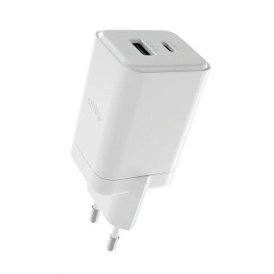 Incarcator Retea Allity. ATC-01-45WCC Fast, 45W, 3A, 1 x USB-A - 1 x USB-C, Alb