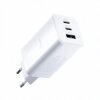 Incarcator Retea Allity. ATC-01-65WACC Fast, 65W, 3.25A, 1 x USB-A - 2 x USB-C, Alb 