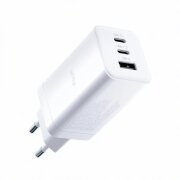 Incarcator Retea Allity. ATC-01-65WACC Fast, 65W, 3.25A, 1 x USB-A - 2 x USB-C, Alb 