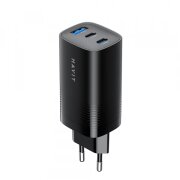 Incarcator Retea HAVIT UC20, 65W, 3A, 1 x USB-A - 2 x USB-C, Negru