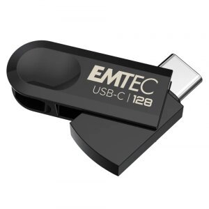 Memorie Externa USB-C Emtec C280 Single, 128Gb ECMMD128GC2 