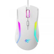 Mouse Gaming Wired USB HAVIT MS1033, RGB, 800DPI - 8000DPI, Alb