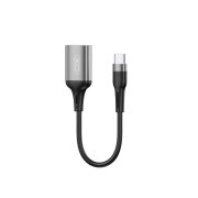 Adaptor OTG USB-C - USB-A XO Design NB201, 0.15m, Negru 