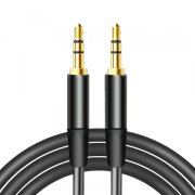 Cablu Audio 3.5mm - 3.5mm MaXlife, 1m, Negru 