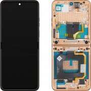 Display cu Touchscreen Motorola Razr+ 2025 / Razr+ 2024 / Razr 50 Ultra, cu Rama, Sub Inner, Maro (Mocha Mousse), Service Pack 5D68C29482 