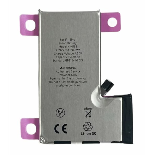 Acumulator Compatibil pentru iPhone 16 Pro 3582 mAh Li-Ion