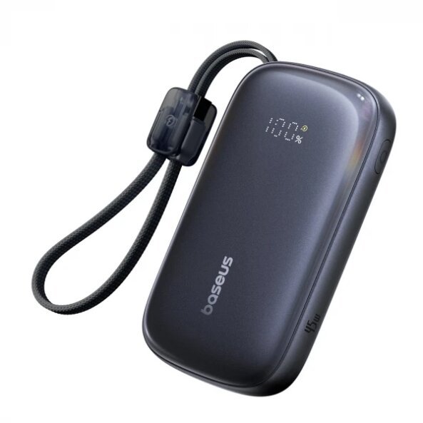 Baterie Externa Baseus EnerFill FC21 QPow3 Ultra, 20000mAh, 45W, QC + PD, 1 x Lightning - 1 x USB-A - 1 x USB-C, Neagra E0027P00 