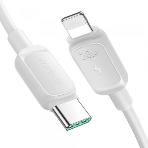 Cablu Date si Incarcare USB-C - Lightning Joyroom S-A14, 20W, 1.2m, Alb 