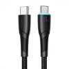 Cablu Date si Incarcare USB-C - USB-C Joyroom SA32-CC3, 60W, 1m, Negru 