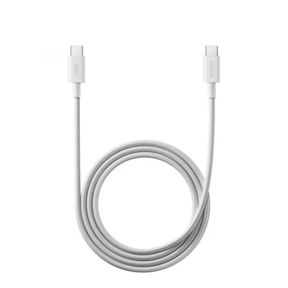 Cablu Date si Incarcare USB-C - USB-C Xiaomi, 120W, 1m, Alb BHR087KGL