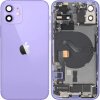 Capac Baterie Apple iPhone 12, Cu Carcasa Mijloc, Full Parts, Mov, Swap