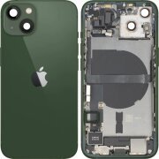 Capac Baterie Apple iPhone 13, Cu Carcasa Mijloc, Full Parts, Verde, Swap