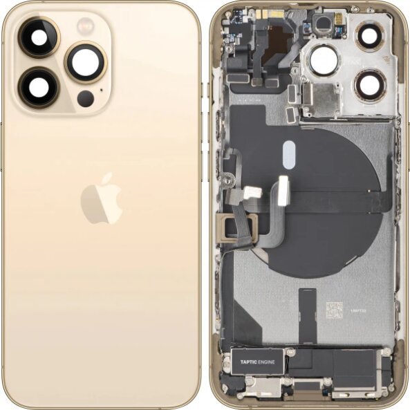 Capac Baterie Apple iPhone 13 Pro, Cu Carcasa Mijloc, Full Parts, Auriu, Swap