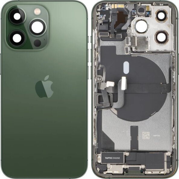 Capac Baterie Apple iPhone 13 Pro, Cu Carcasa Mijloc, Full Parts, Verde (Alpine Green), Swap