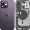 Capac Baterie Apple iPhone 14 Pro Max, Cu Carcasa Mijloc, Full Parts, Mov (Deep Purple), Swap